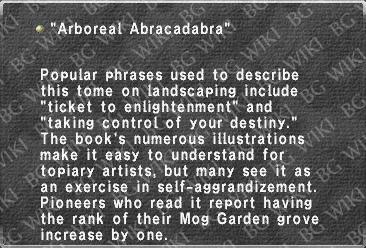 "Arboreal Abracadabra"