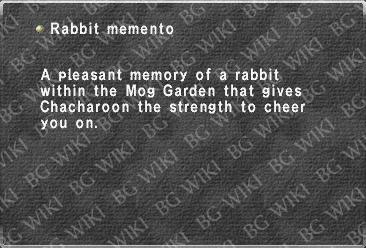 Rabbit memento