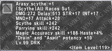 File:Arasy Scythe +1 description.png