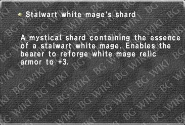 Stalwart white mage's shard