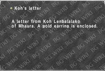 Koh's letter