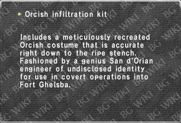 Orcish infiltration kit