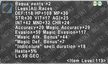 Bagua Pants +2 description.png