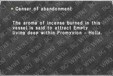 Censer of abandonment