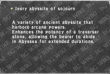 Ivory abyssite of sojourn