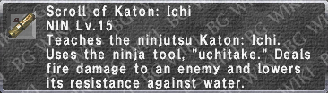 Katon: Ichi (Scroll) description.png