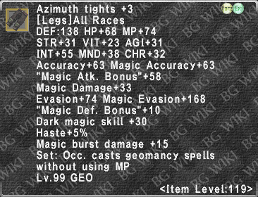 Azimuth Tights +3 description.png