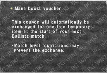 Mana boost voucher