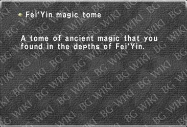 Fei'Yin magic tome