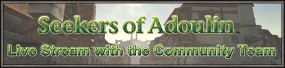 Community Team Hosting Seekers of Adoulin Live Stream! (03/19/2013)