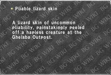 Pliable lizard skin