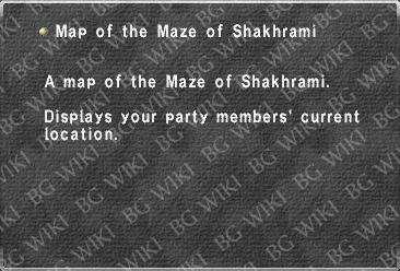 Map of the Maze of Shakhrami