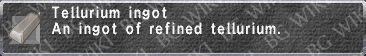 Tellurium Ingot description.png