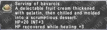 Bavarois (Item) description.png