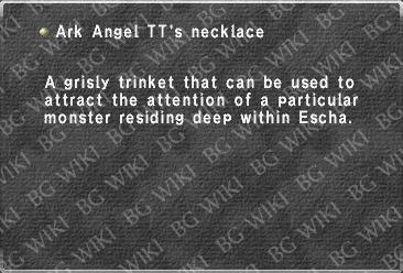 Ark Angel TT's necklace