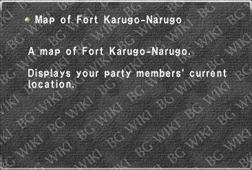 Map of Fort Karugo-Narugo