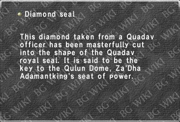 Diamond seal