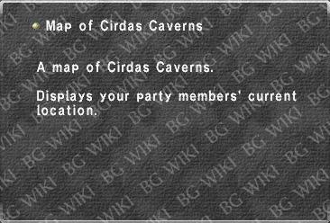 Map of Cirdas Caverns