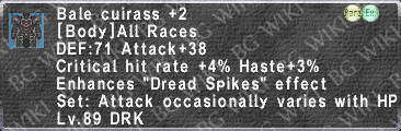 Bale Cuirass +2 description.png