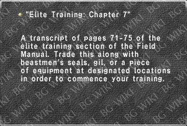 "Elite Training: Chapter 7"
