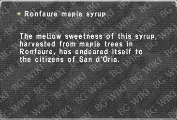 Ronfaure maple syrup