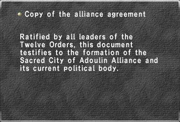 Copy of the alliance agreement