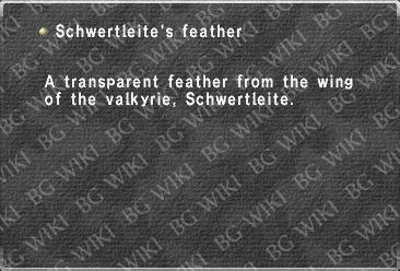 Schwertleite's feather