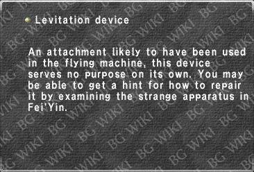 Levitation device