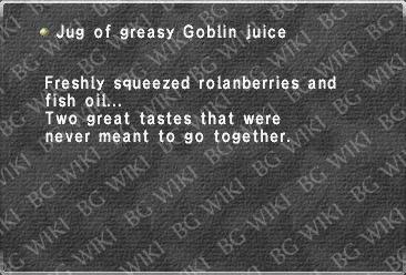 Jug of greasy Goblin juice