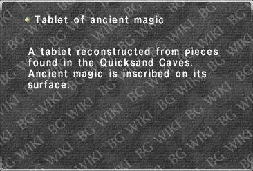 Tablet of ancient magic