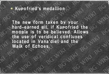 Kupofried's medallion