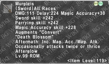 Murgleis (Level 119 II) description.png