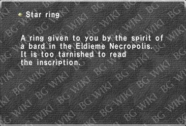 Star ring (tarnished)