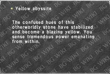 Yellow abyssite