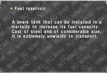 Fuel reservoir