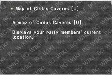 Map of Cirdas Caverns (U)