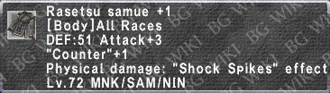 Rasetsu Samue +1 description.png