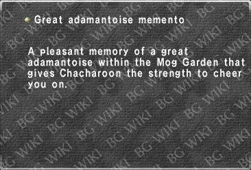 Great adamantoise memento