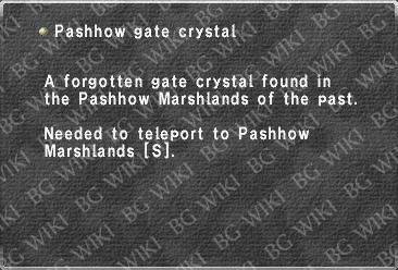 Pashhow gate crystal