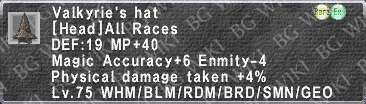 Valkyrie's Hat description.png