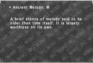 Ancient Melody: M