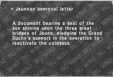 Jeunoan approval letter