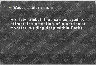 Wasserspeier's horn