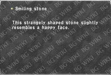 Smiling stone