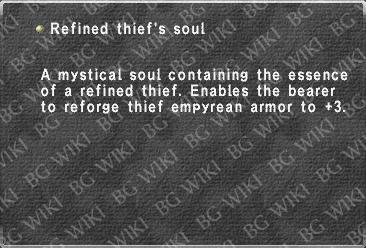Refined thief's soul