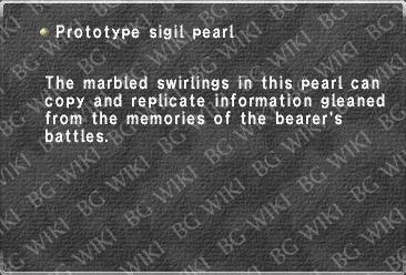 Prototype sigil pearl