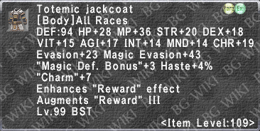 Totemic Jackcoat description.png