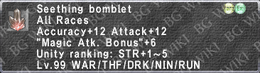 Seething Bomblet description.png