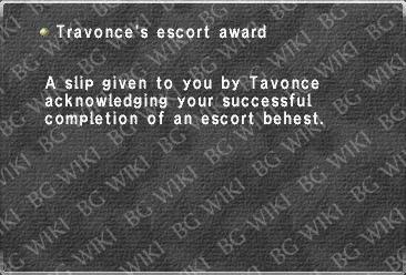 Travonce's escort award