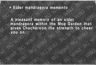 Elder mandragora memento